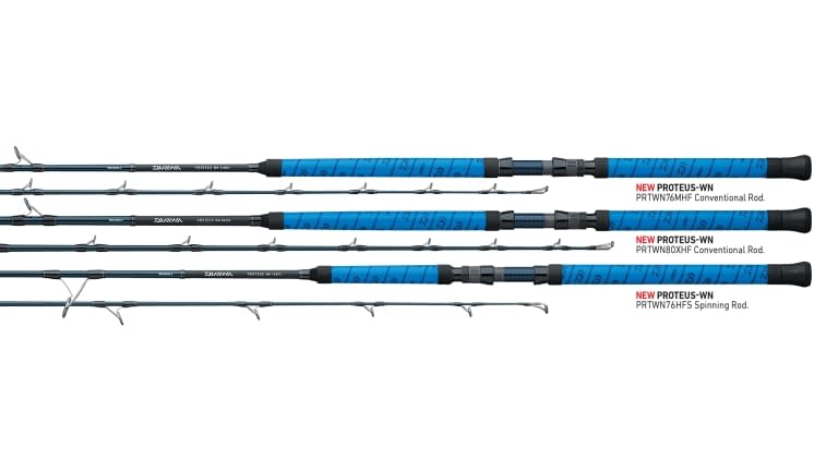 Daiwa Proteus Winn Conventional Rod "Blue" - 76hf