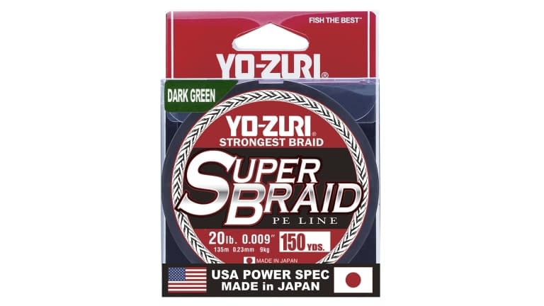 Yo-Zuri SuperBraid 150yd - SB20LBDG150